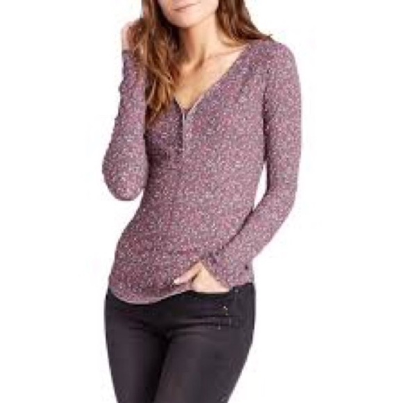 NWOT William Rast Gordon Avant Long Sleeve Henley - Picture 4 of 5